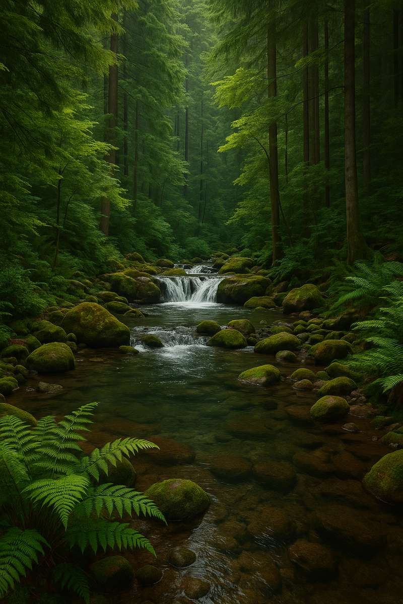 Calm-Forest-River-Relaxing-Nature-8K-Mobile-Wallpaper - free 8K wallpaper