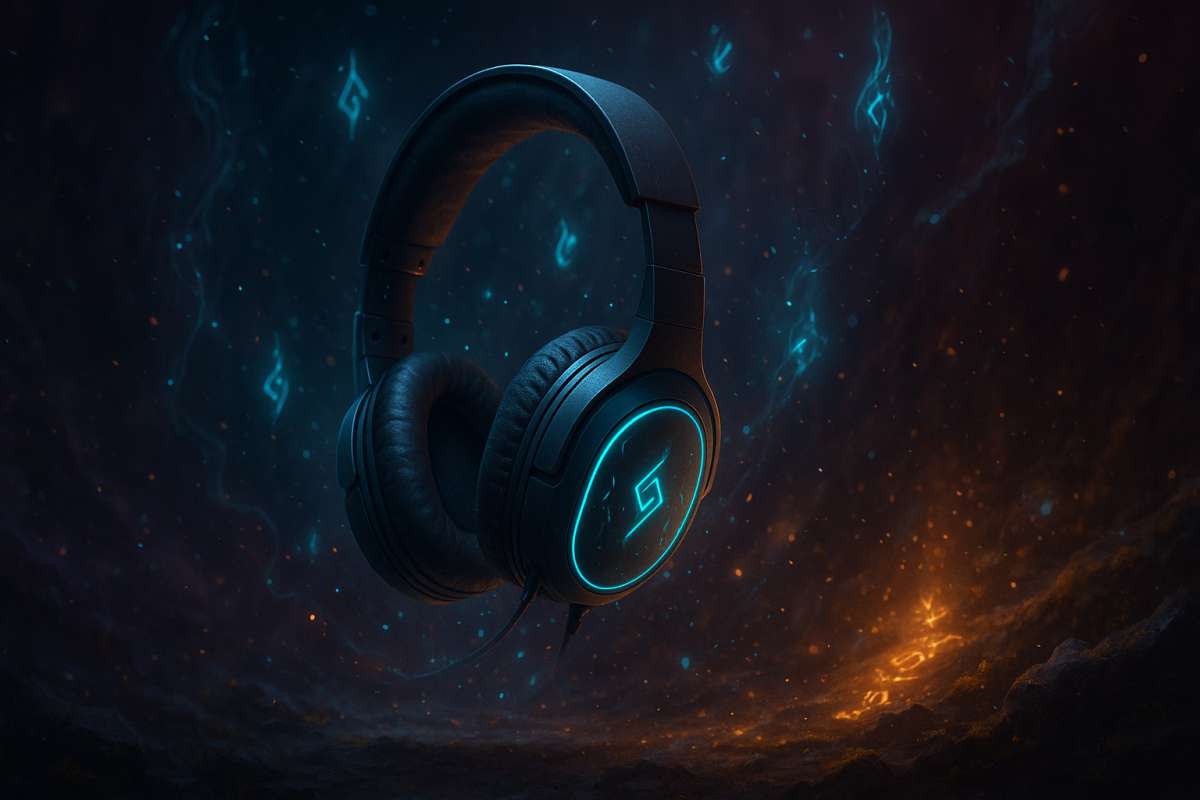 Mystic Guardian 8K Fantasy Gaming Headset Wallpaper - free 8K wallpaper