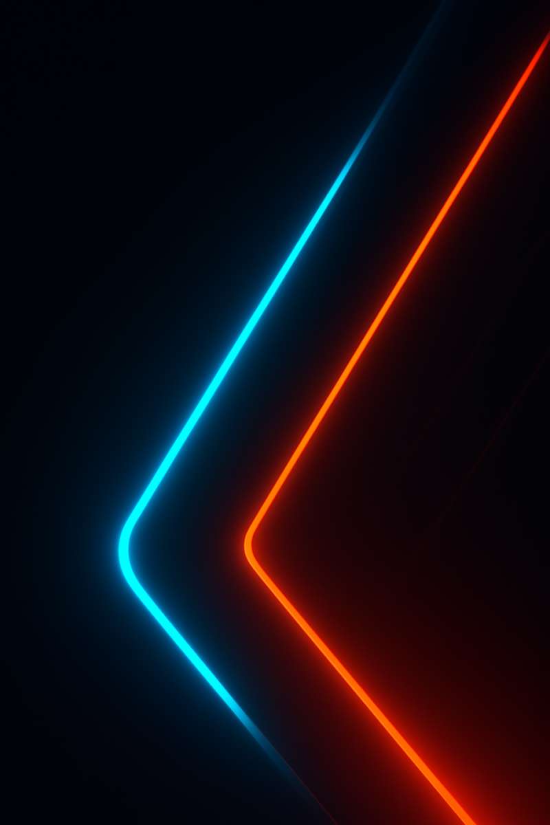 neon-blue-red-lines-abstract-dark-amoled-8k-mobile-wallpaper - free 8K wallpaper